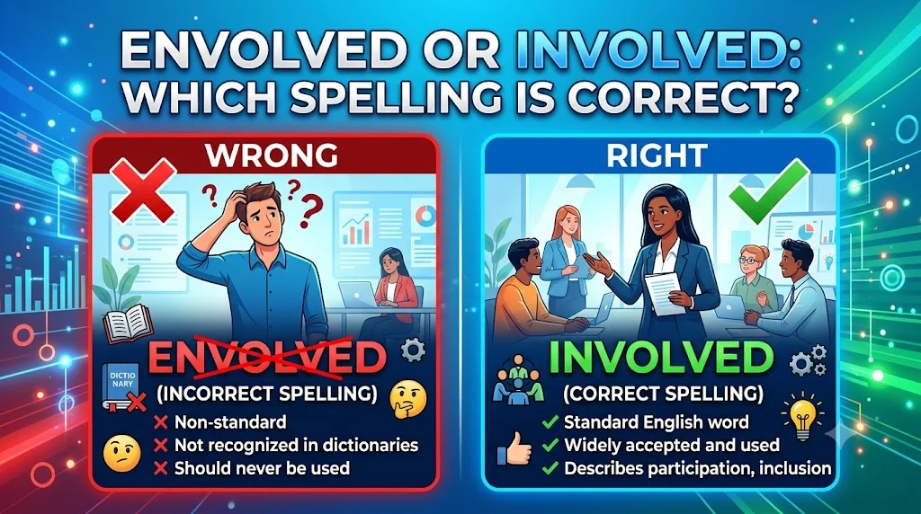 Correct usage examples of the word involved