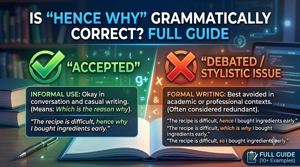How to Use "Hence" Correctly in English