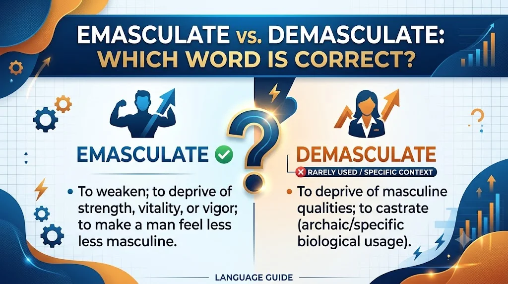 Is "Demasculate" a Real Word?