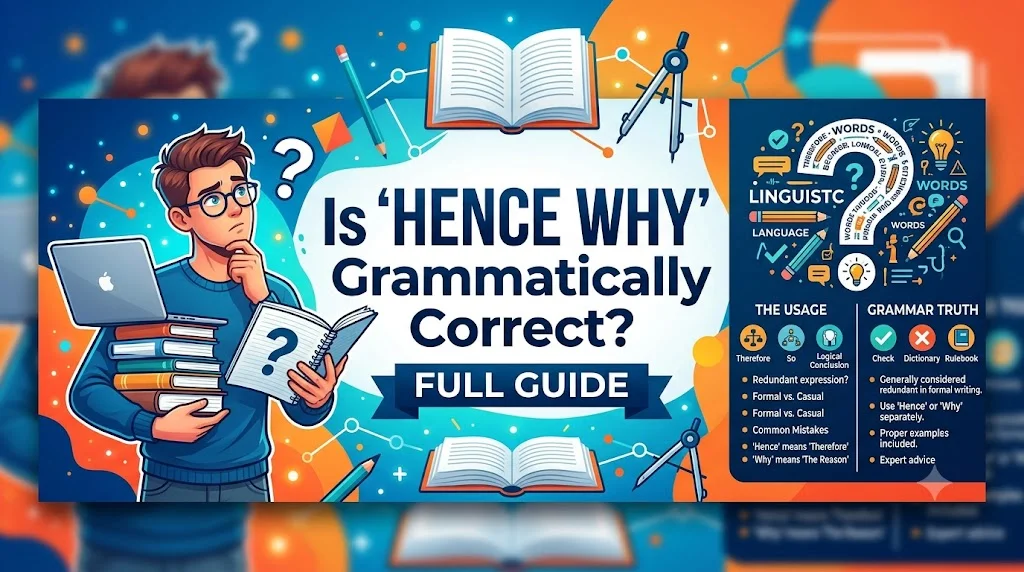 Is "Hence Why" Grammatically Correct? Full Guide
