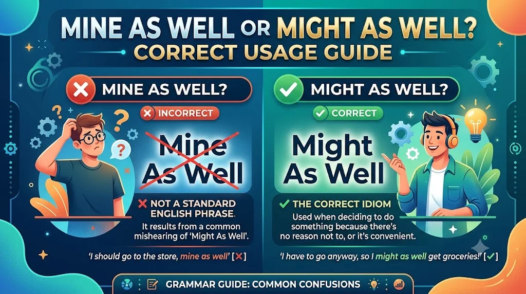 Is "Mine As Well" Correct English?