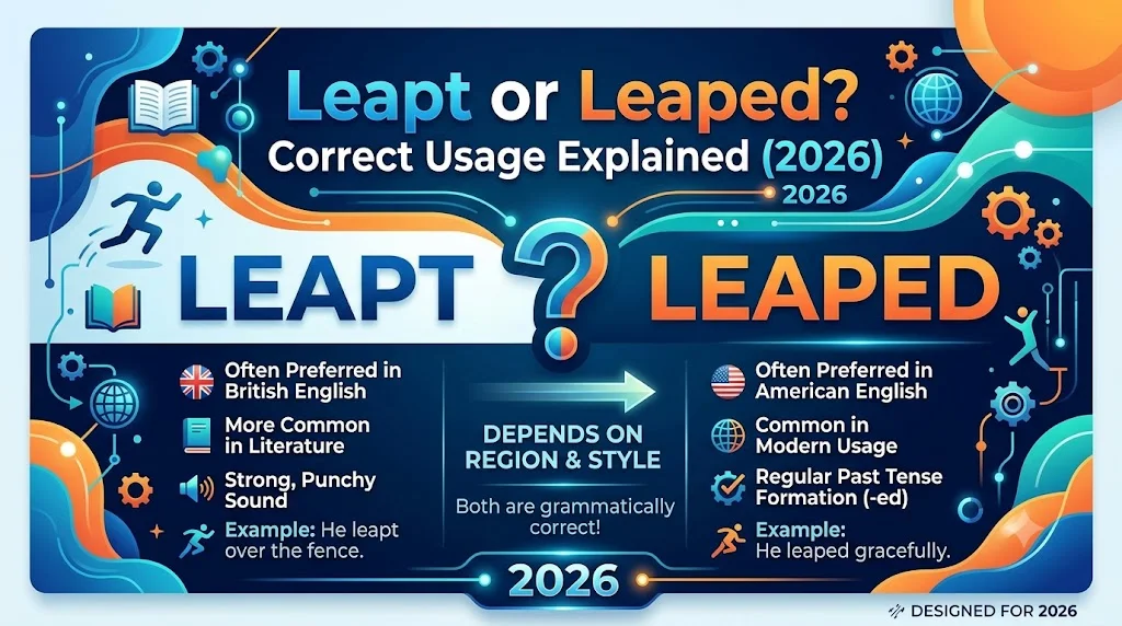 Leaped vs. Leapt: Key Grammatical Differences
