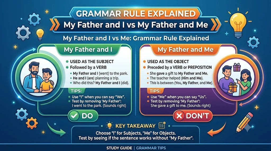 The Drop Test: The Easiest Way to Choose Between "I" and "Me"