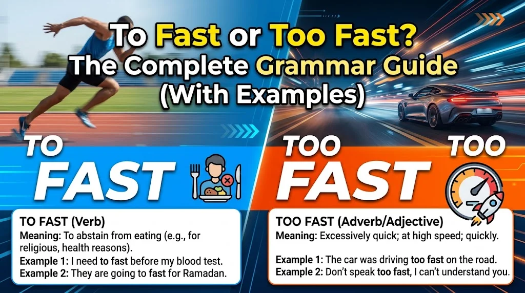 Too vs To: Side-by-Side Comparison