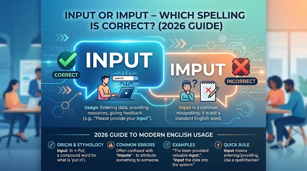 Why Do People Misspell "Input" as "Imput"?
