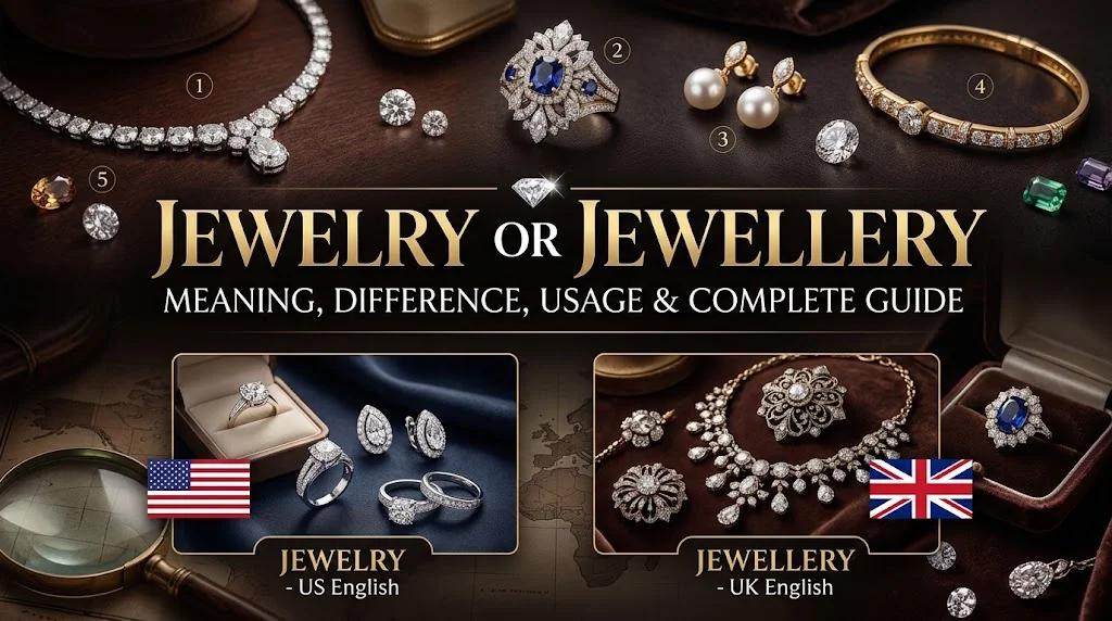 Jewelry or Jewellery: Meaning, Difference, Usage & Complete Guide