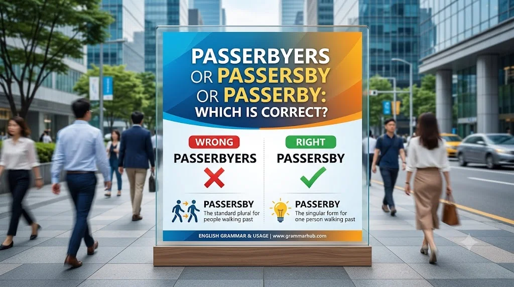 Passerbyers or Passersby or Passerby: Which Is Correct?