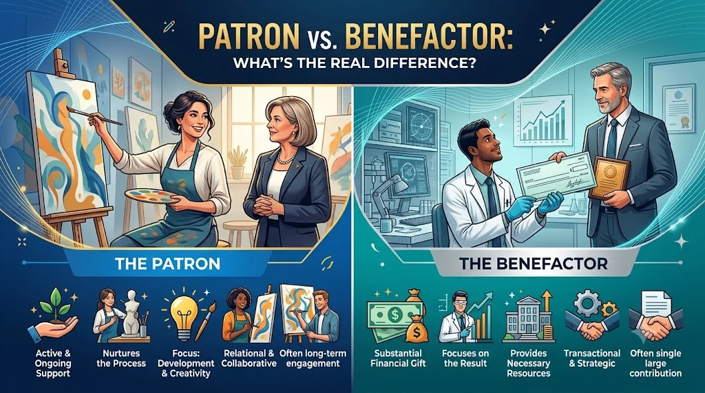 Patron vs. Benefactor: What's the Real Difference? 