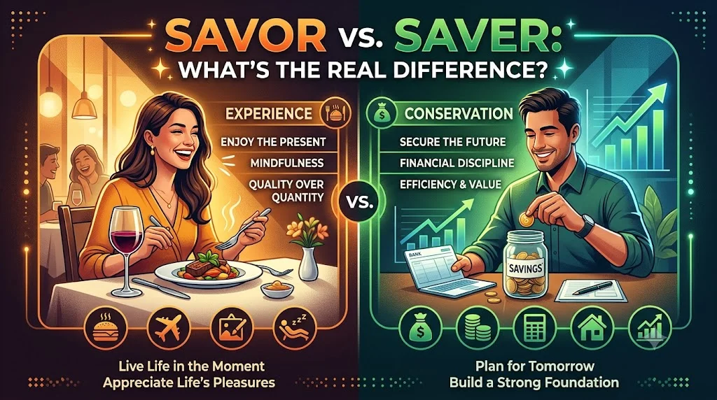 Savor vs. Saver: What's the Real Difference? 